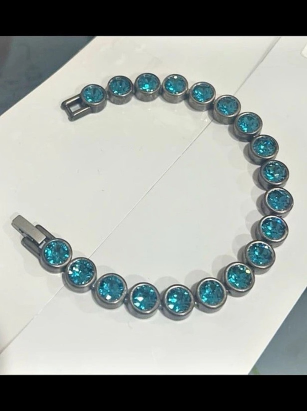 Touchstone Ottoman Turquoise Bracelet Turquoise Stone Bracelet in Blue